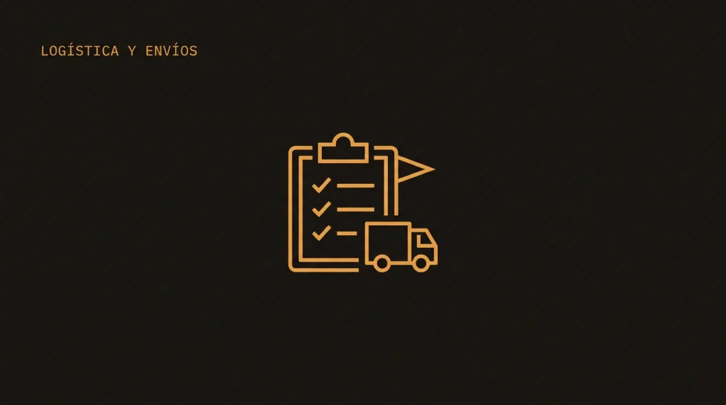 Checklist de incidencias con un camión de transporte
