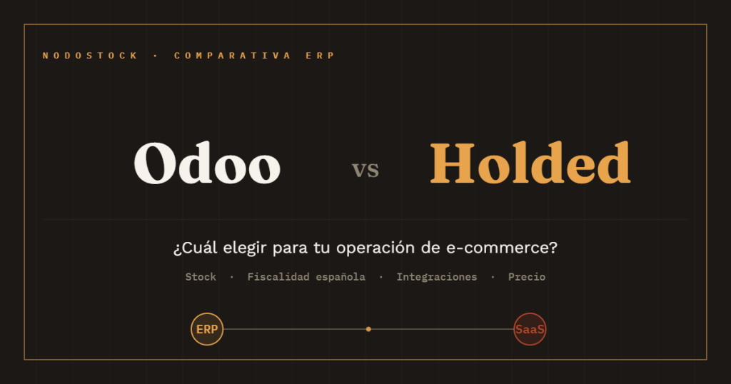 Comparativa Odoo vs Holded para gestión de stock e-commerce